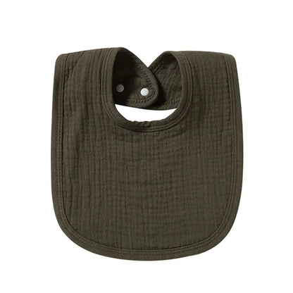 Soft Cotton Muslin Baby Bibs for Unisex Boys Girls