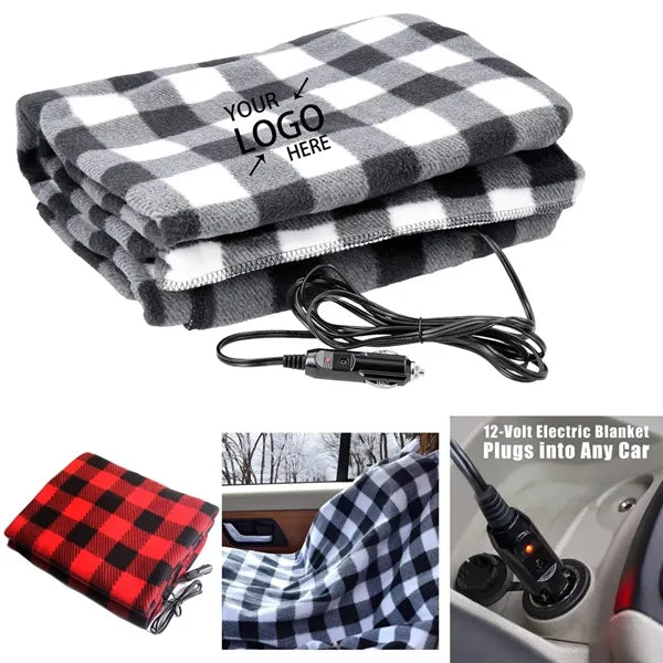 12 Volt Electric Heated Blanket for Car Truck SUV or RV