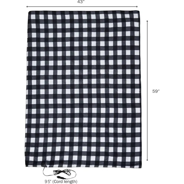 12 Volt Electric Heated Blanket for Car Truck SUV or RV