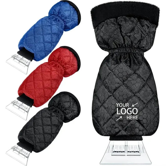 Waterproof Snow Ice Scraper with Glove for Car Windshield