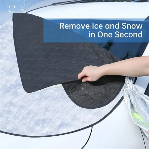 Car Ice and Snow Windshield Cover with Side Mirror Protector