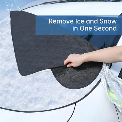 Car Ice and Snow Windshield Cover with Side Mirror Protector