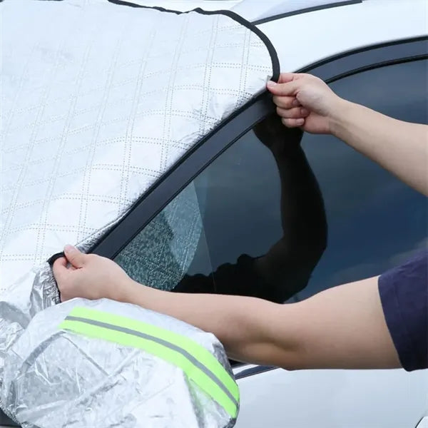 Car Ice and Snow Windshield Cover with Side Mirror Protector