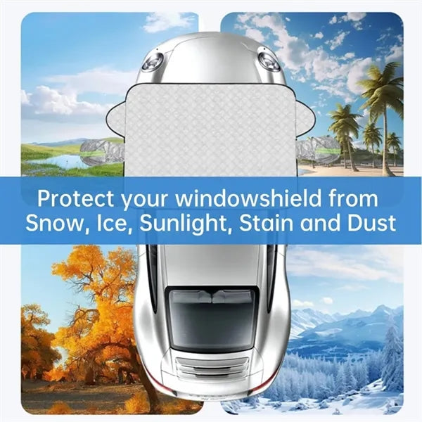 Car Ice and Snow Windshield Cover with Side Mirror Protector