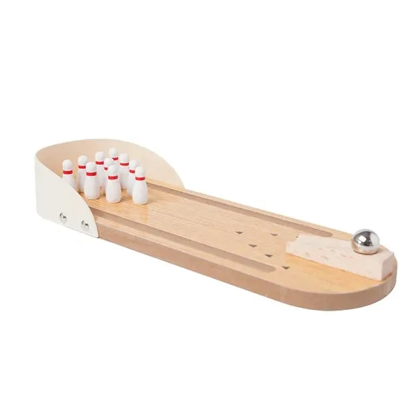 Wooden Mini Bowling Game