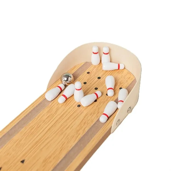 Wooden Mini Bowling Game