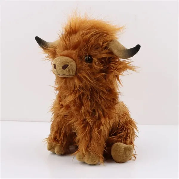 Highland Cow Brown Stuffed Animal Toy