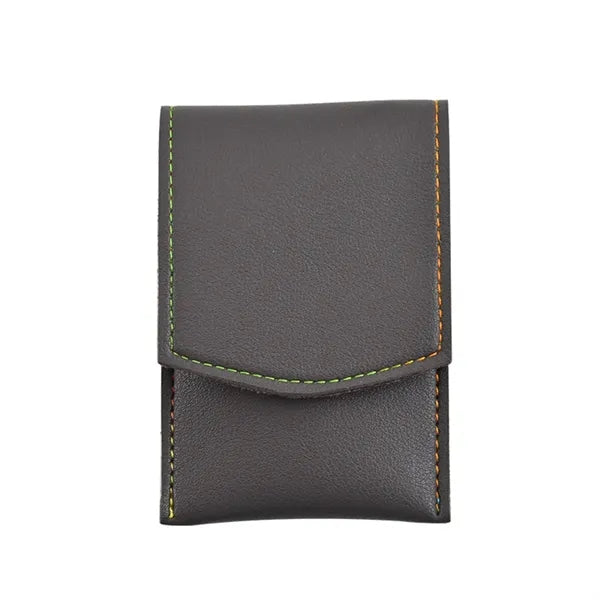 4-Piece Black Nail Care Set in PU Leather Storage Bag