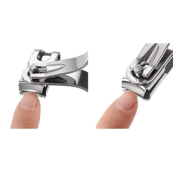 360 Degree Rotating Stainless Steel Nail Clipper