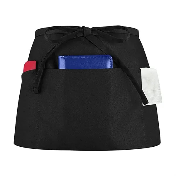 3 Pockets  Server Half Aprons