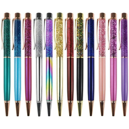 Glitter Ballpoint Metal Pen