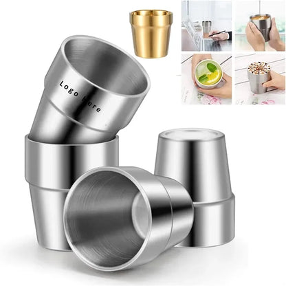 Stainless Steel Double Vacuum Wall Drinking Cups