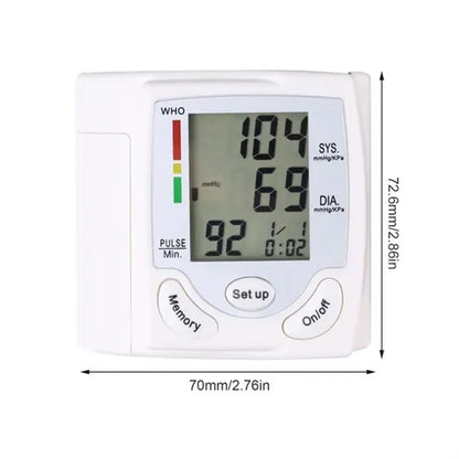 Wrist Blood Pressure Monitor