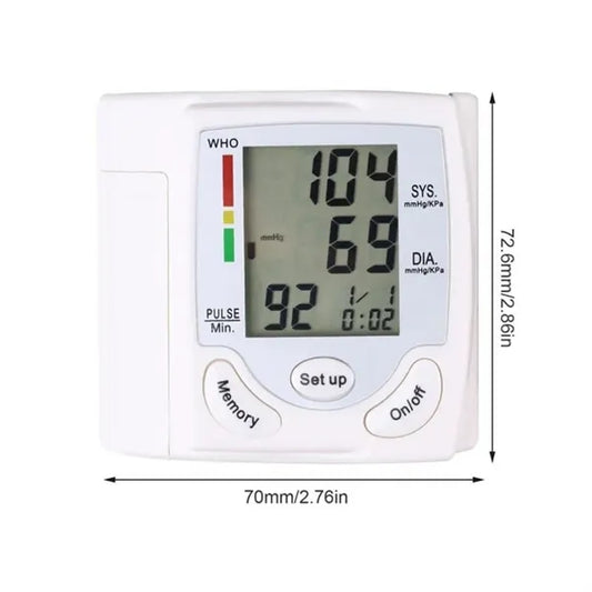 Wrist Blood Pressure Monitor