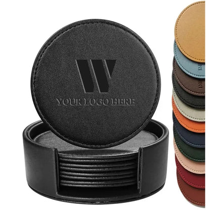 PU Coaster set of 6pcs