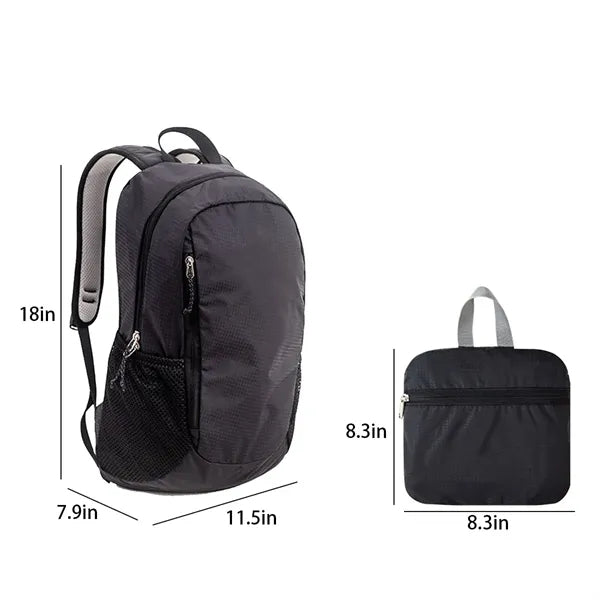Portable Lightweight Folding Travel Backpack Adjustable