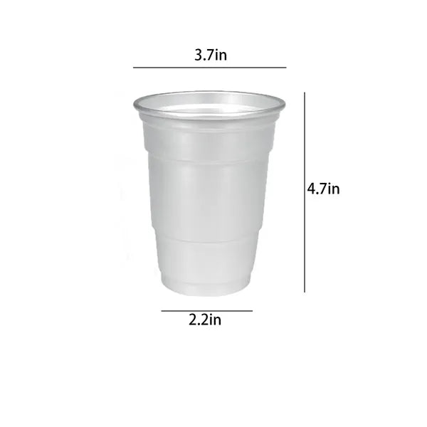 16oz. Recyclable Aluminum Beer Cups for Parties and Outdoors