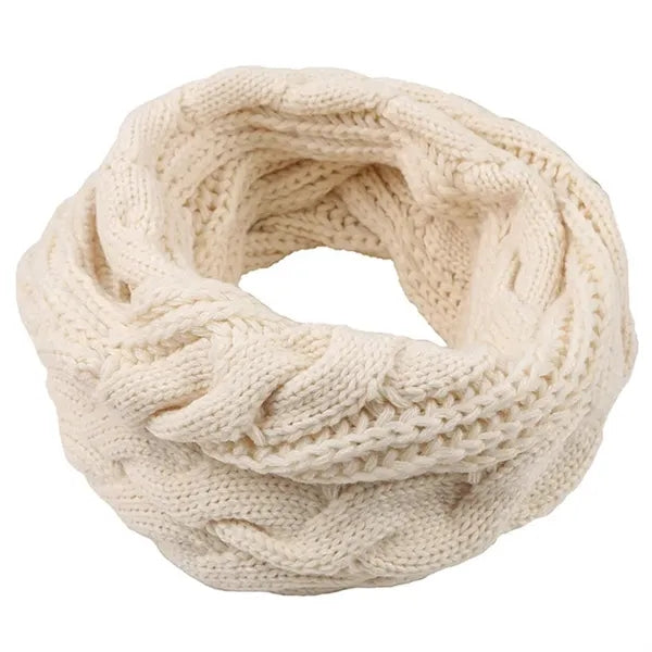 Thick Ribbed Knit Scarf
