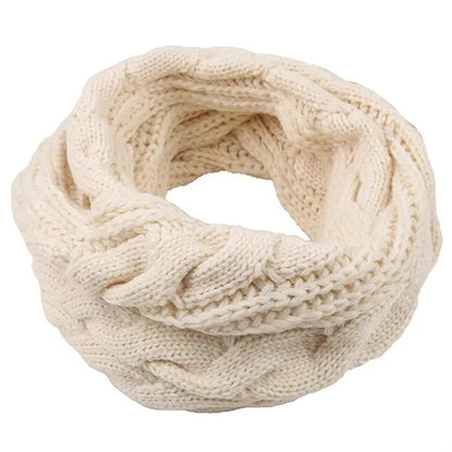 Thick Ribbed Knit Scarf