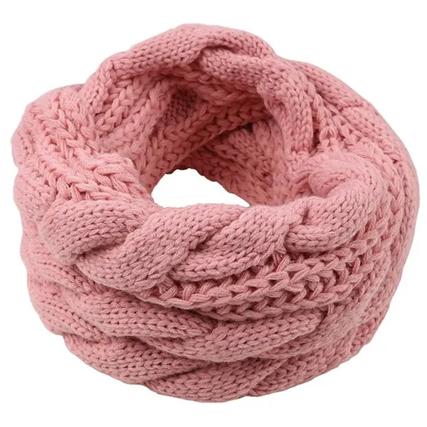 Thick Ribbed Knit Scarf