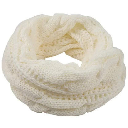 Thick Ribbed Knit Scarf