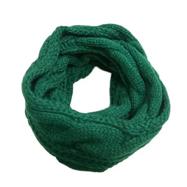 Thick Ribbed Knit Scarf