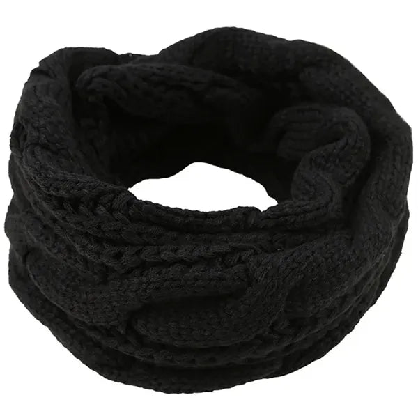 Thick Ribbed Knit Scarf