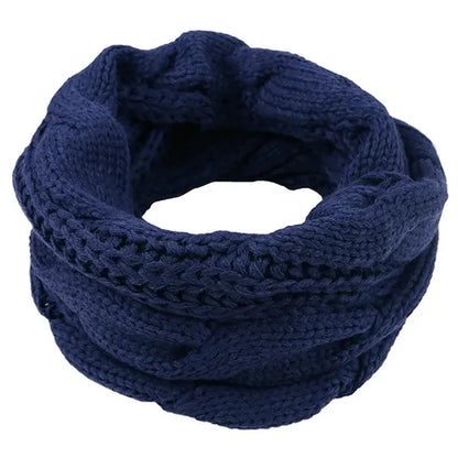 Thick Ribbed Knit Scarf
