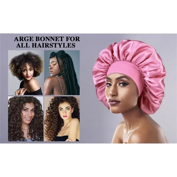 Satin Bonnet Hair Cap 12.6"