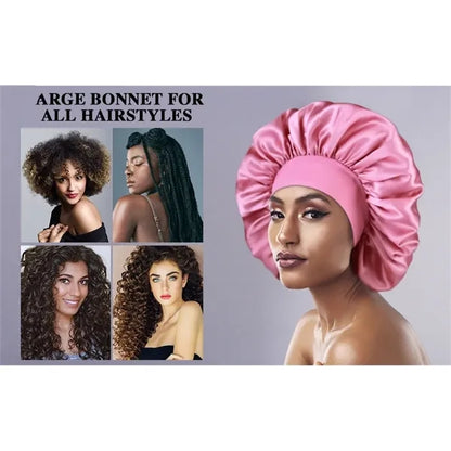 Satin Bonnet Hair Cap 12.6"