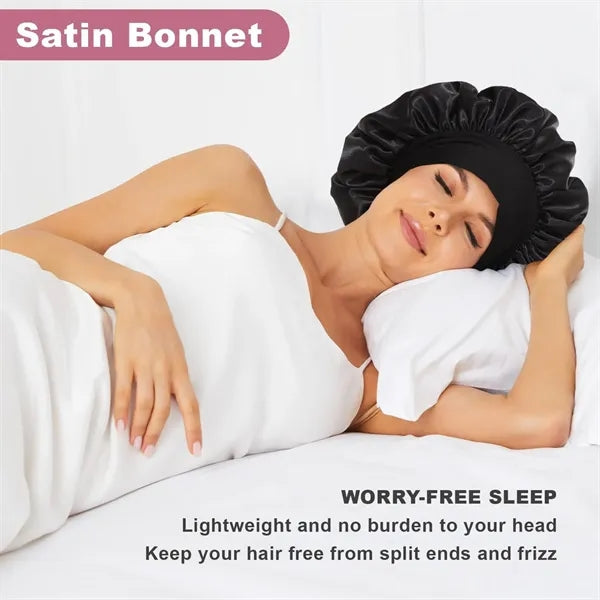 Satin Bonnet Hair Cap 12.6"
