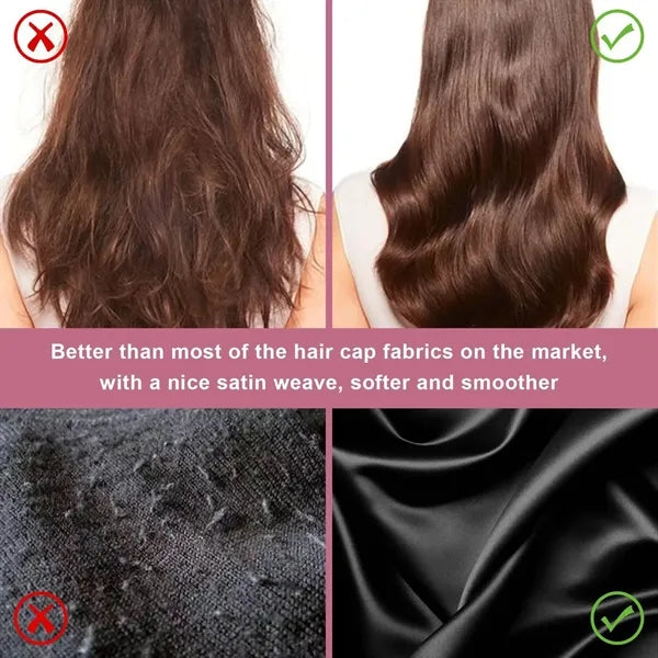 Satin Bonnet Hair Cap 12.6"