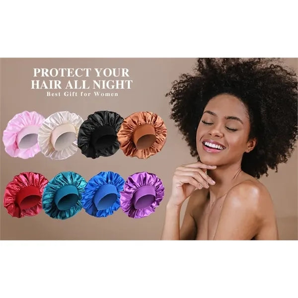 Satin Bonnet Hair Cap 12.6"