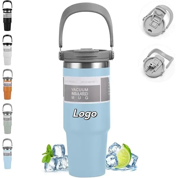 30 OZ Tumbler With Flip Straw