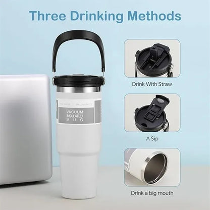 30 OZ Tumbler With Flip Straw