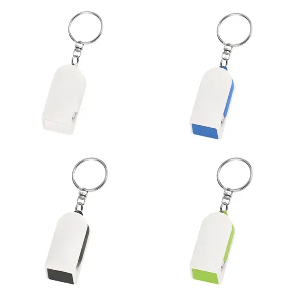 Phone Stand And Screen Cleaner Combo Key Chain