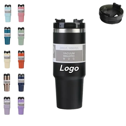 30oz Vacuum Insulated Tumbler with Straw