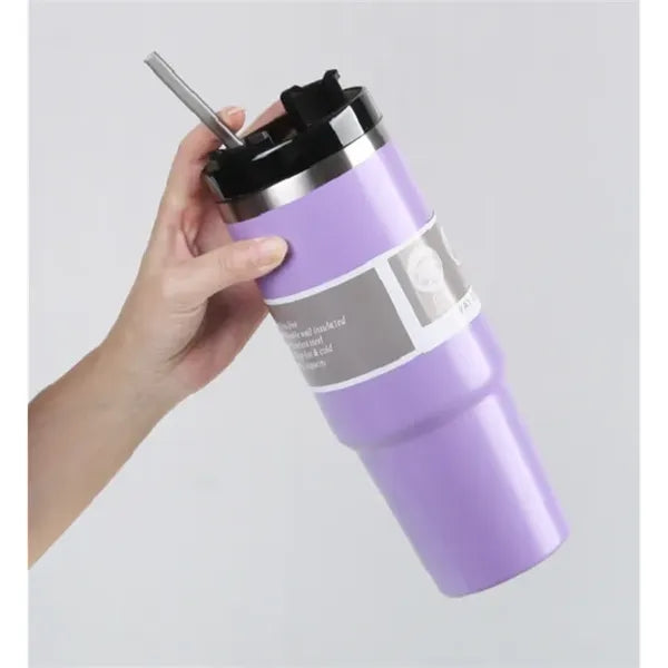 30oz Vacuum Insulated Tumbler with Straw