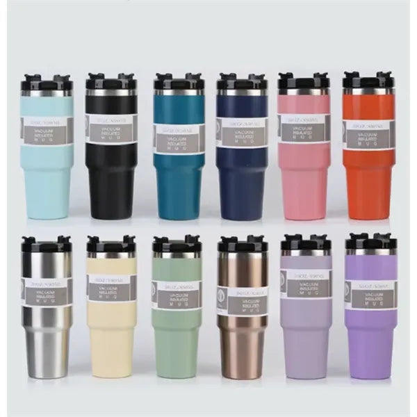 30oz Vacuum Insulated Tumbler with Straw