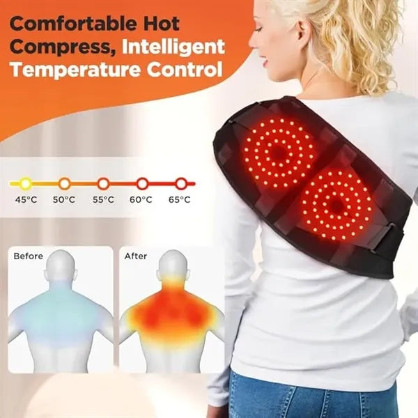 Waist Heating Pad with with Back Support
