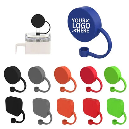 Custom Logo Silicone Straw Cap Promotional Gifts