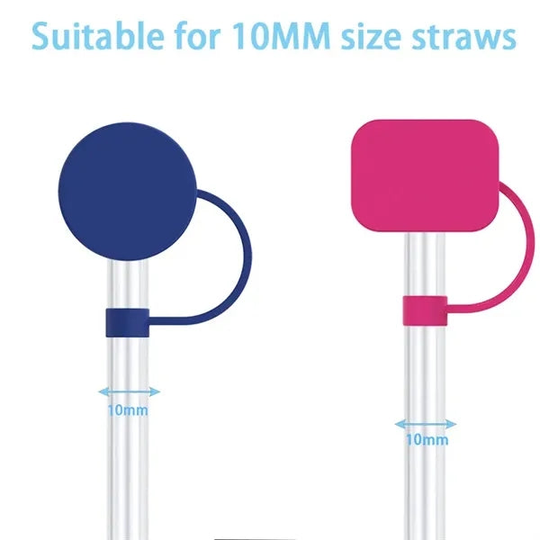 Custom Logo Silicone Straw Cap Promotional Gifts
