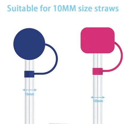 Custom Logo Silicone Straw Cap Promotional Gifts