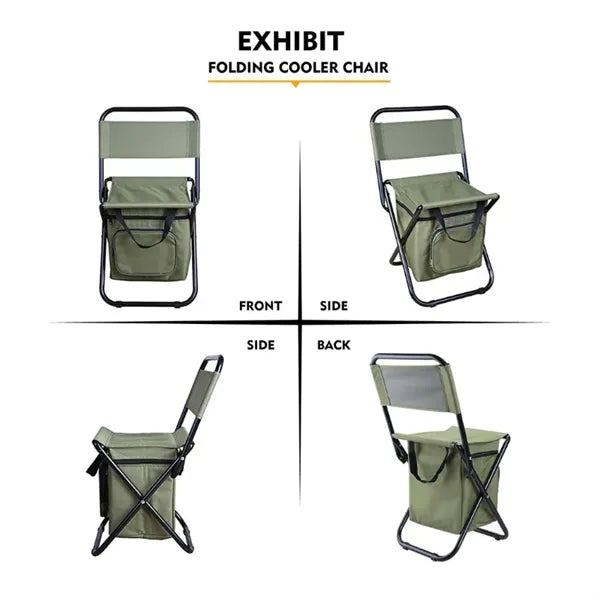 Folding Chair With Cooler Bag