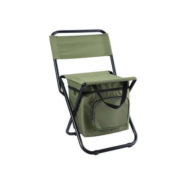 Folding Chair With Cooler Bag