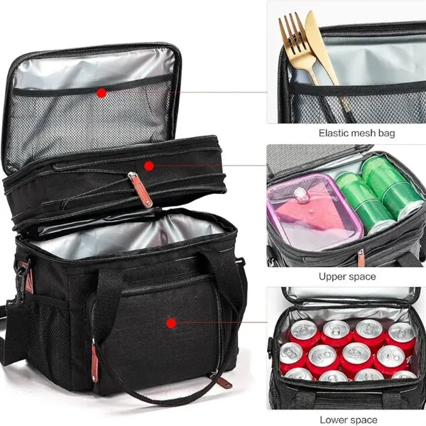 Expandable Insulated Large Lunch Bag