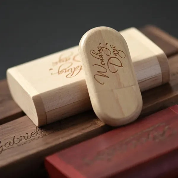 16 GB USB Flash Drives with Finely Wooden Gift Box