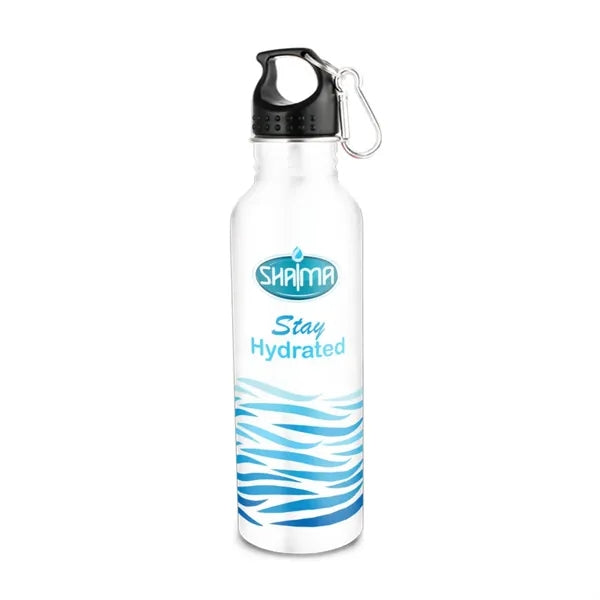 Wide Mouth Flair Bottle with Carabiner - 25oz
