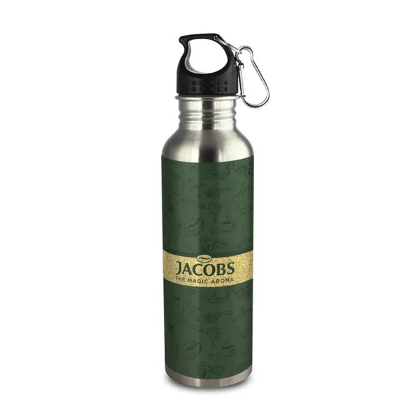 Wide Mouth Flair Bottle with Carabiner - 25oz