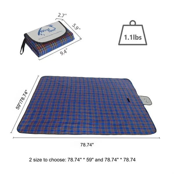 Outdoor Waterproof Durable Picnic Blankets with Handle